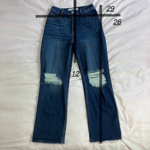 🩵2FOR$20 Hollister Ultra Curvy High-Rise Dad Jeans - Picture 7 of 8